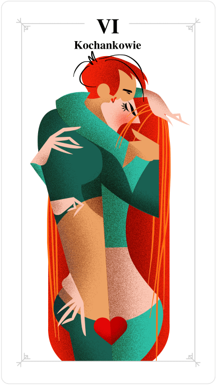 tarot tygodniowy, kochankowie