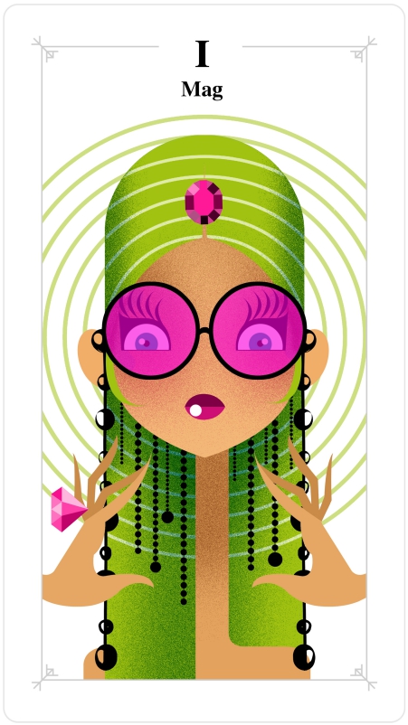karty tarota, tarot, mag